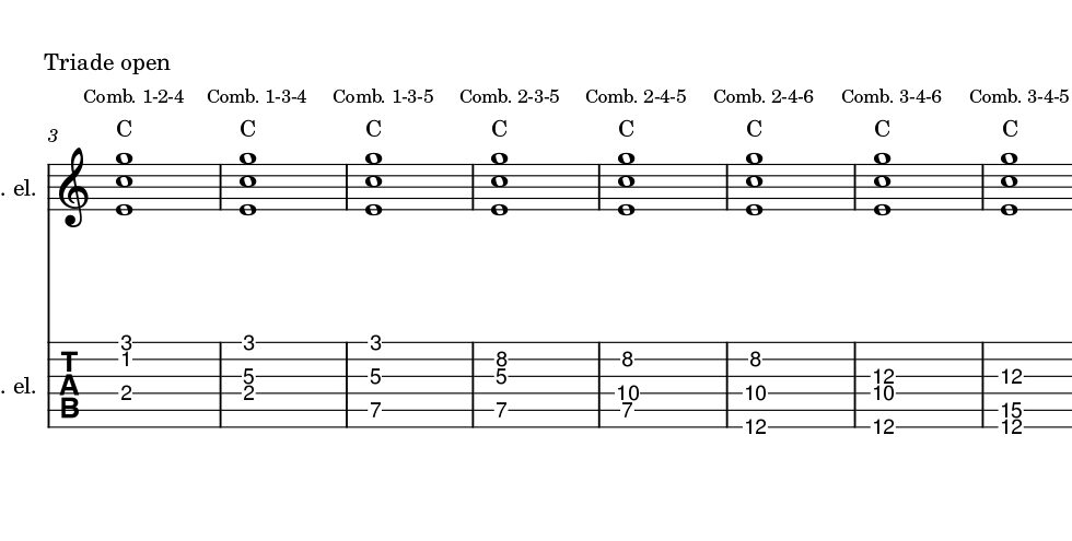 MODERN TOUCH LE TRIADI OPEN Lezioni Chitarra It